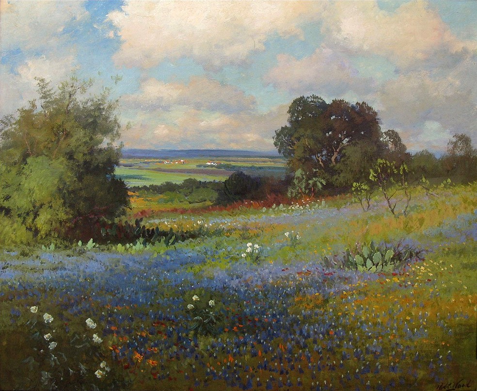 Robert Wood Texas Bluebonnets